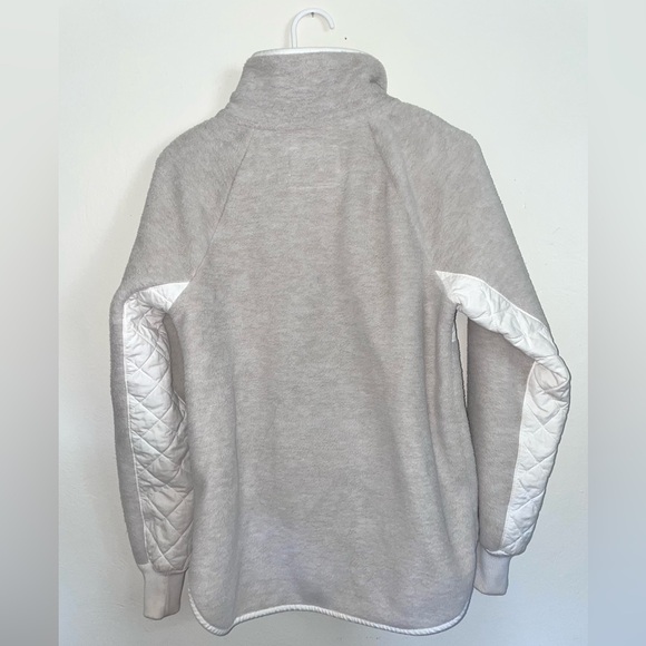 Abercrombie & Fitch Asymmetrical Snap Pullover Fleece Sweatshirt, XS - Picture 4 of 4